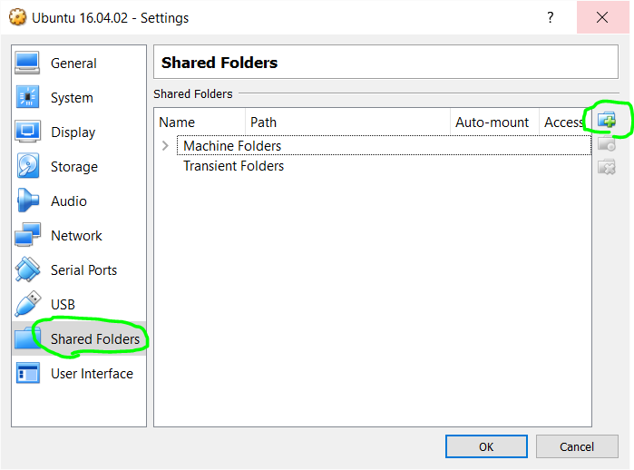 virtualbox shared folder ubuntu guest